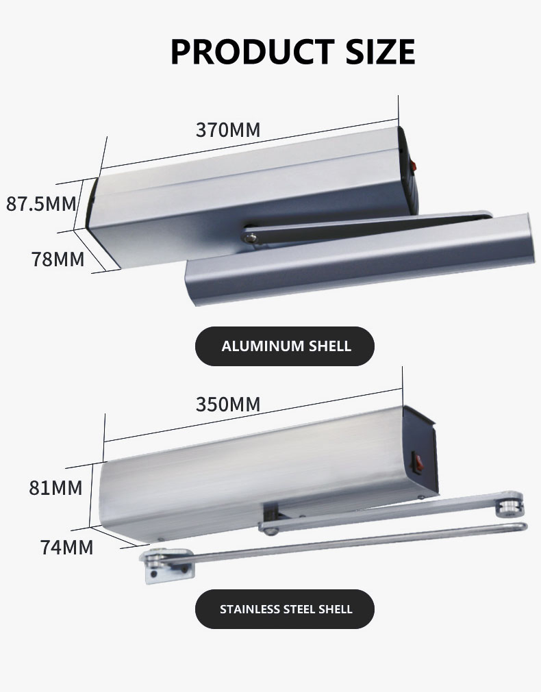 Small Size Glass Wooden Door Automatic Swing Door Opener