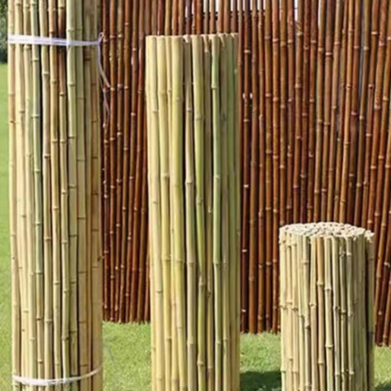 Outdoor Small Yard Fence, Retaining Wall Bamboo Pole Partition, Bamboo Fence