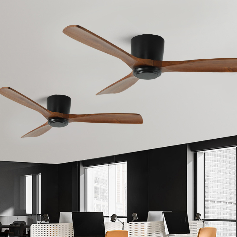 Ceiling Fan with LED Light DC Motor 42 Inch Large Air Volume Remote Control White for Kitchen Bedroom Dining Room