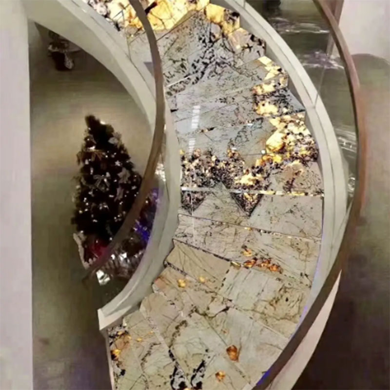 Brazil Luxury Stone Backlit Patagoina Onyx Stone Translucent Pandora Crystal White Onyx Marble