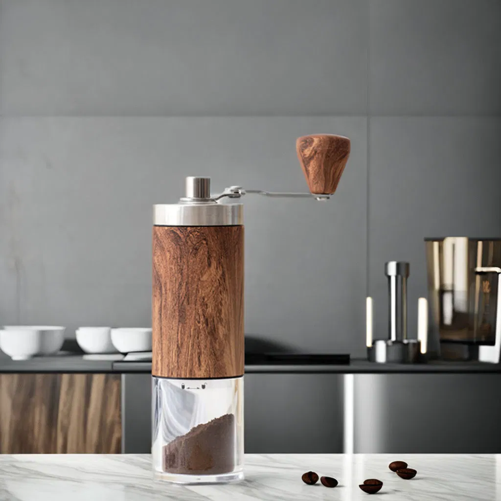 Portable Stainless Steel Manual Coffee Grinder Mini Manual Coffee Grinder Suitable for Outdoor Travel