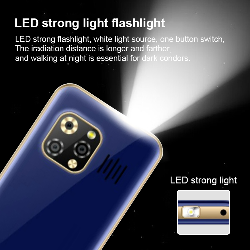 Мини-телефон Android 2.8 дюйма с записью разговоров и 4G