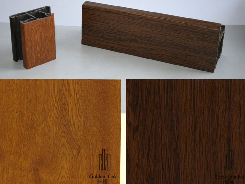 Wooden Grain Anti-UV Exterior/Outdoor Use High Weather Resistance PUR Laminating/Lamination Plastic Foil/Film for U-PVC Windows & Doors/Wall Panel/PVC Fence