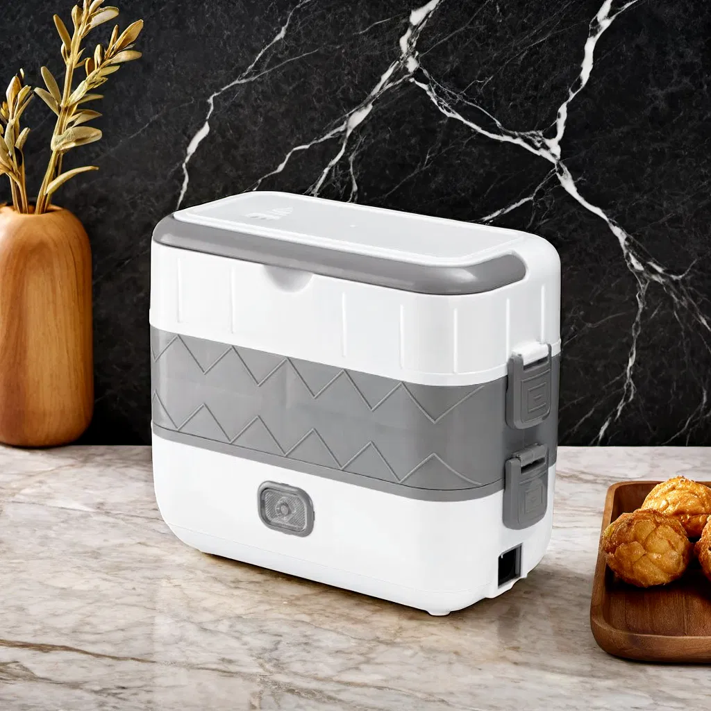 Stylish Compact Electric Lunch Box with Quick Heat Function