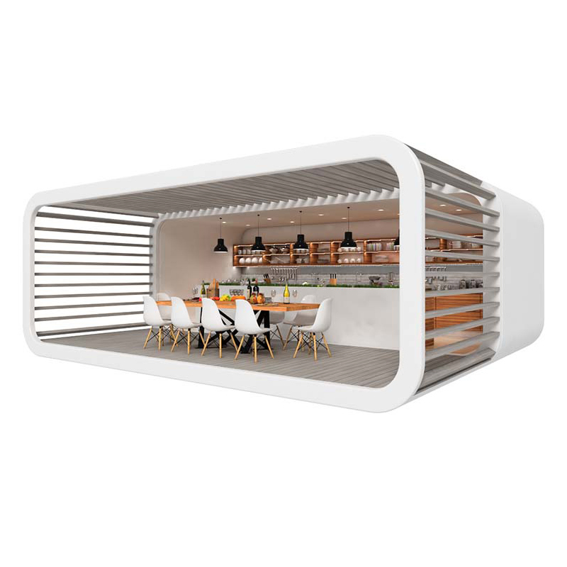 High Quality Earthquake Resistant Easily Movable Mobile Prefab Cabin Apple Capsule House