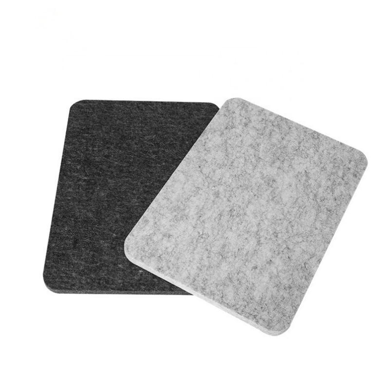 Sustainable Acoustic Solution 9mm Decorative Wall Pet Felt Building Material Recycled Polyester Fiber Sound Panel High Rating Echo Reduction Commercial