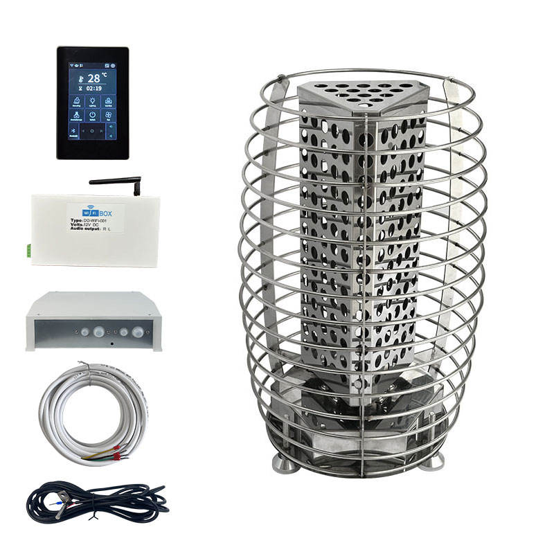 Финская сухая паровая сауна с WiFi-управлением Diooist