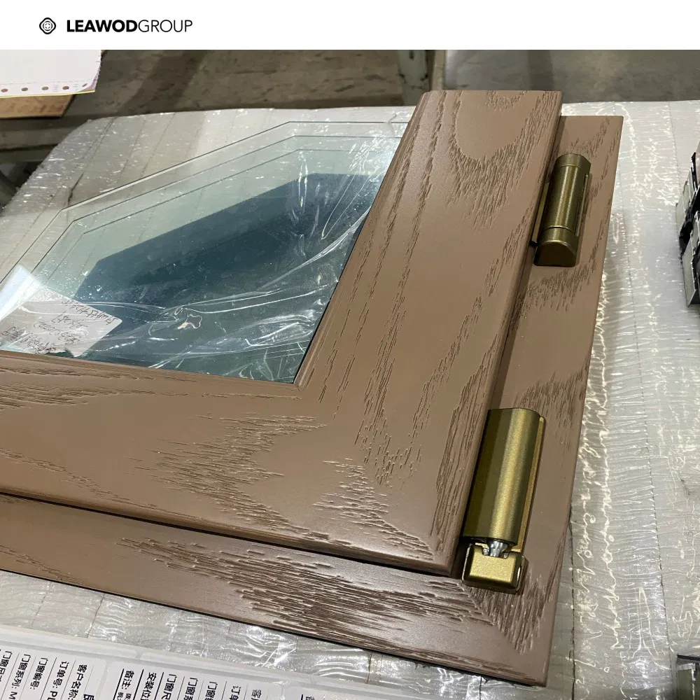 Custom Aluminum Wood Tilt Turn Windows Wooden Windows for House Hotel Villa