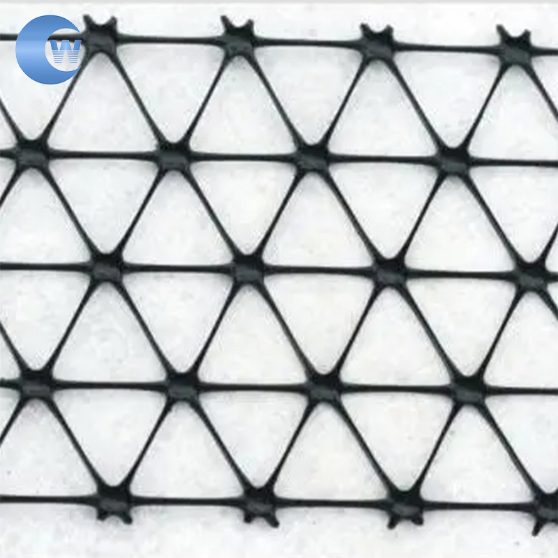 Warp-Knitted Polyester Geogrid Pet Biaxial/ Uniaxial Geogrid