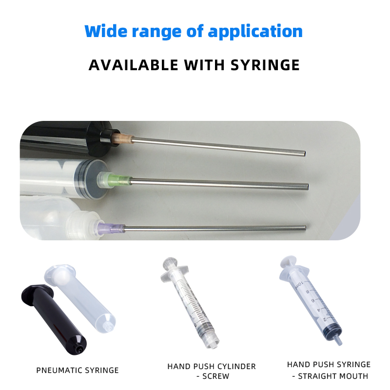 Игла удлиненная плоская 10G-34G пластик-сталь