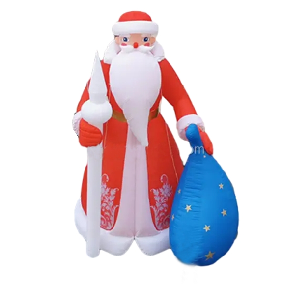 Personalized Christmas Character Model White Inflatable Reindeer 5m Winter Cartoon Animal Mascot Blow up Deer Balloon for Yard