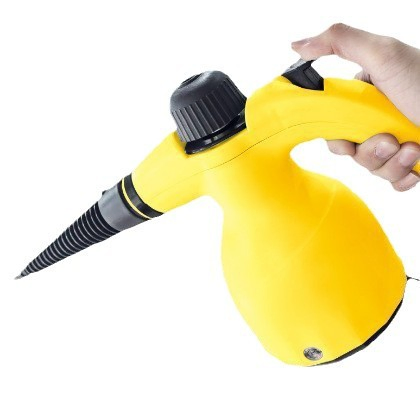 Handheld 1000W Steam Cleaner for Home Kitchen Grease Bathroom Grout Car Seats 350ml Tank 9-Piece Kit