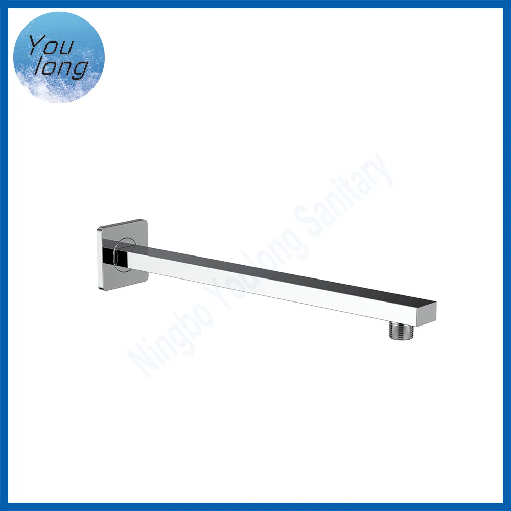 High Quality Wall Mounted Square 40 Cm Chromed Stainless Steel Shower Arm