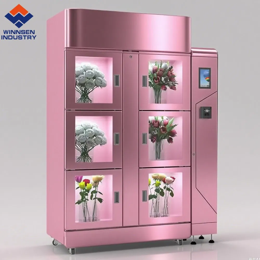 Instant Satisfaction Flower Vending Machine Space-Efficient with WiFi