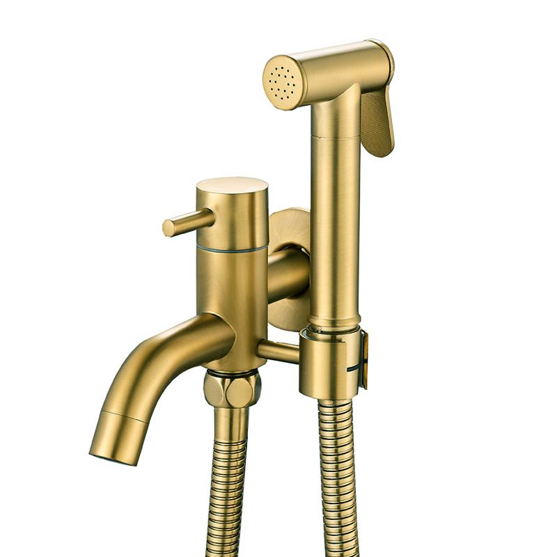 Single - Cold Faucet Comes with a Bidet Sprayer