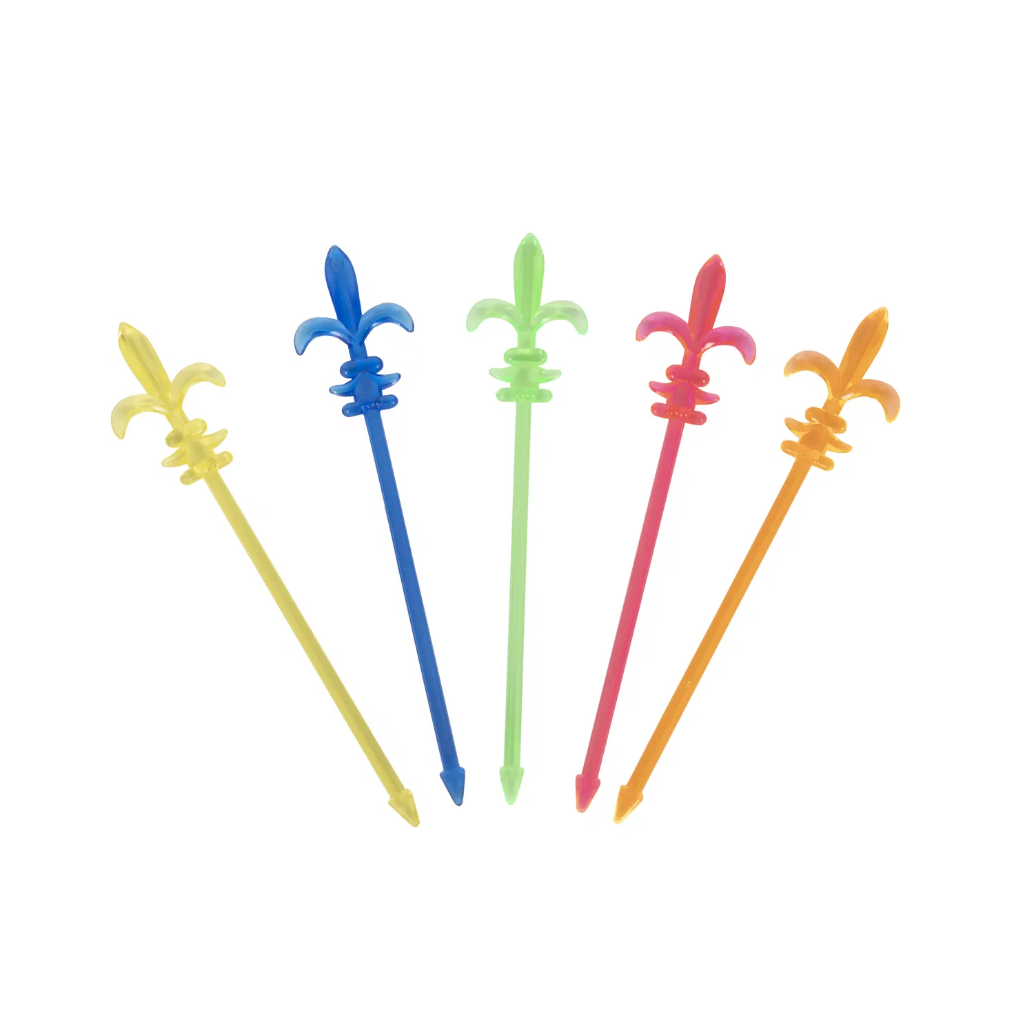 Vibrant Disposable Fruit Forks Perfect for Parties and Events