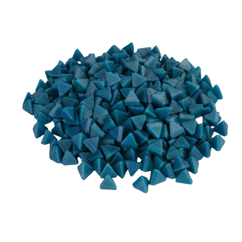 Factory Price Blue Plastic Polishing Media for Vibratory Machine Deburring and Tumbling Abrasive Media