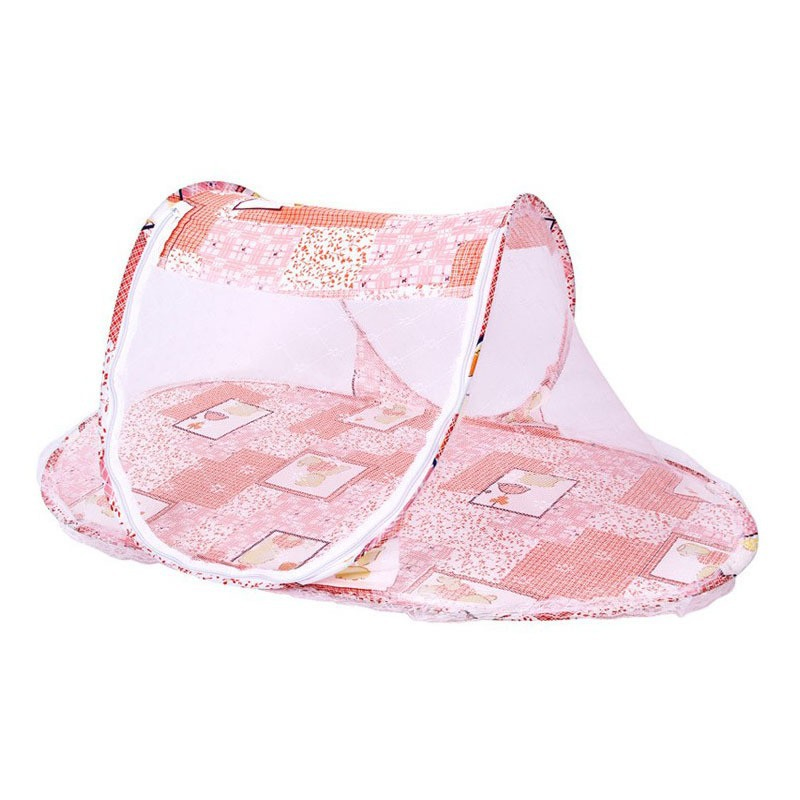 Foldable Cartoon Boat-Shaped Mosquito Net for Infants Foldable Baby Sheet with No-Installation Required Mosquito Net for Babies