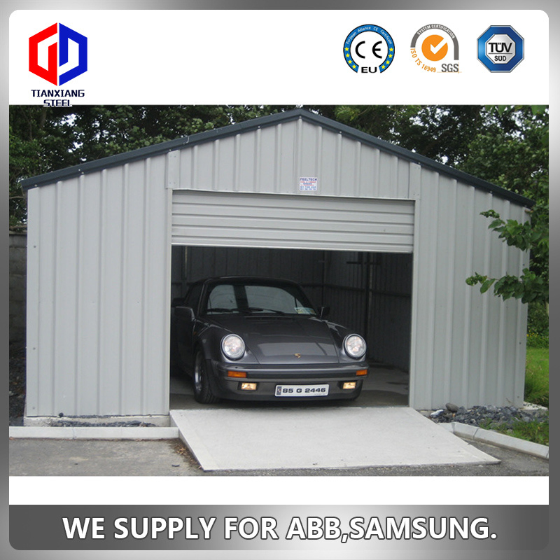 High Quality Pre-Engineered Steel Structure Car Garage with CE Certificate Steel Structure Warehouse Steel Structure Warehouse Prefab House