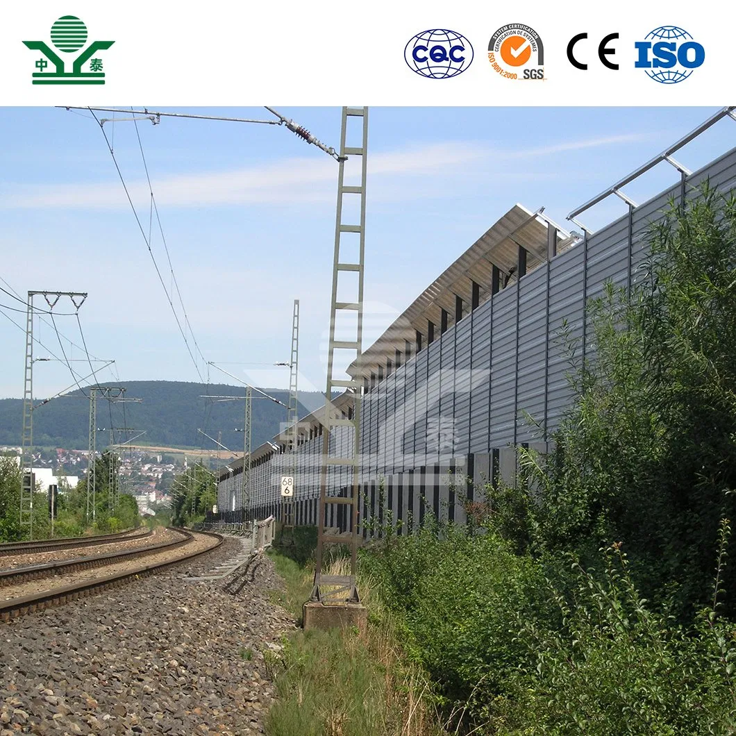 Zhongtai Generator Sound Barrier China Suppliers Anti Noise Fence 2500mm Railway Noise Barrier