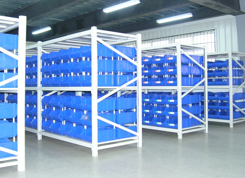 Warehouse Storage Plastic Divider Bins for Small Accessories