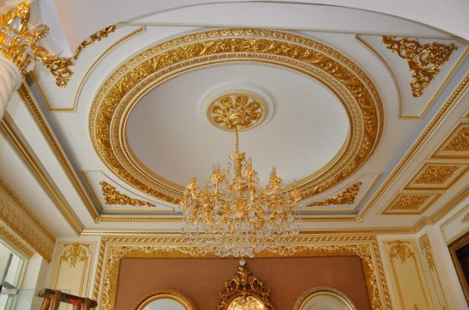 Banruo Sand Golden Circle Art Ceiling Heavy Industry Interior Design