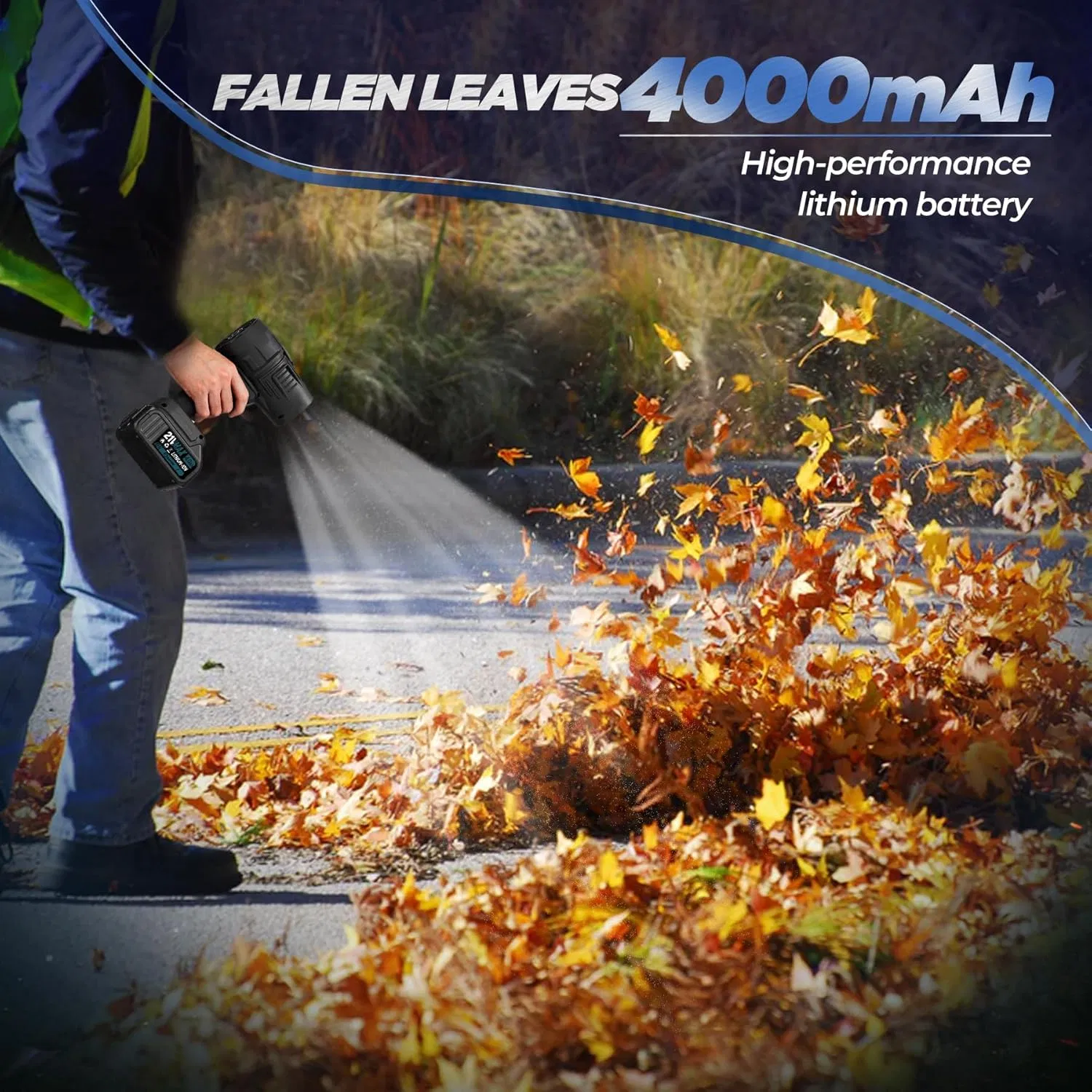 180000 Rpm Cordless Leaf Snow Blower Portable Lightweight Handheld Dust Cleaner
