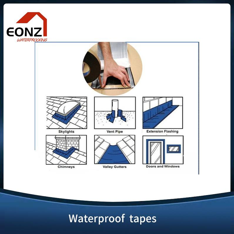 Asphalt Self Adhesive Waterproofing Flashing Tape