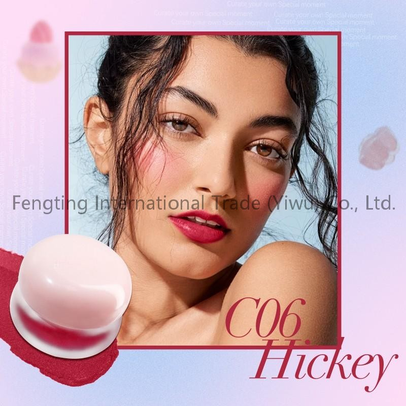 Wholesale Vegan Blush Cruelty Free Custom Velvet Blush Base Private Label Makeup Blusher High Pigment Long Lasting Smooth Silky Finish