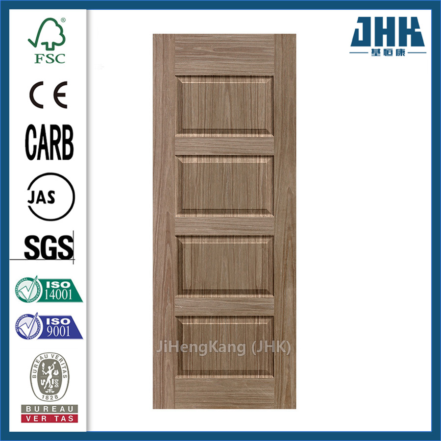 Jhk-011 HDF Mould Solid Cherry Veneer Door Skin