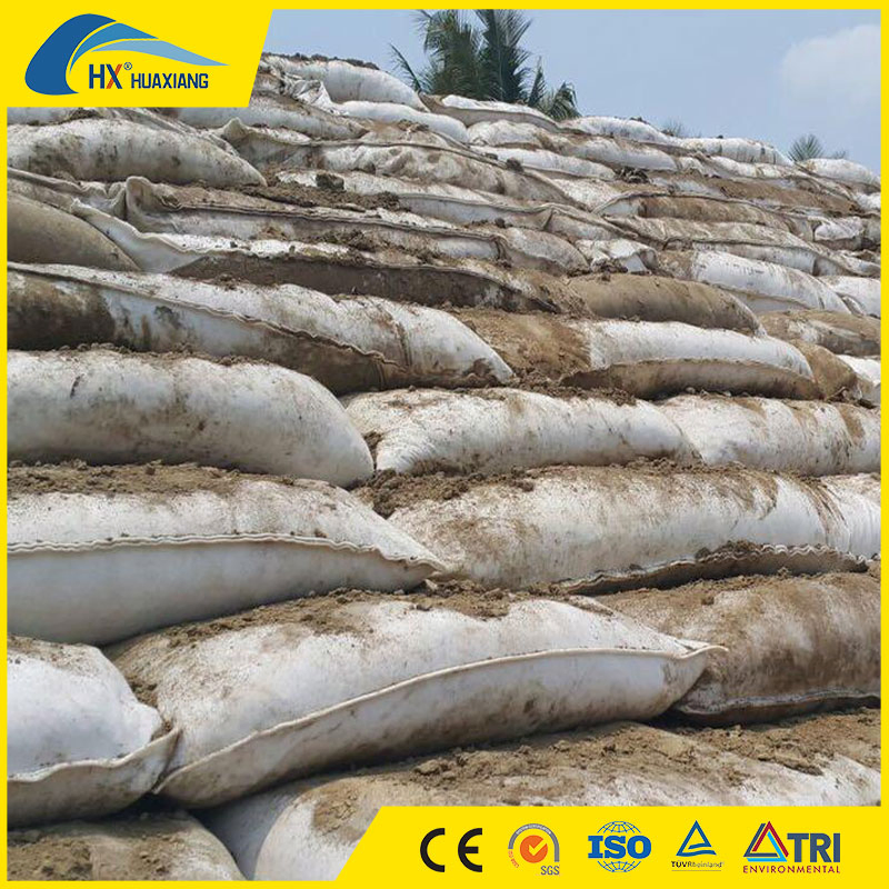 Geobag Polyester/ Polypropylene Nonwoven Geotextile Geobags for Slope Protection