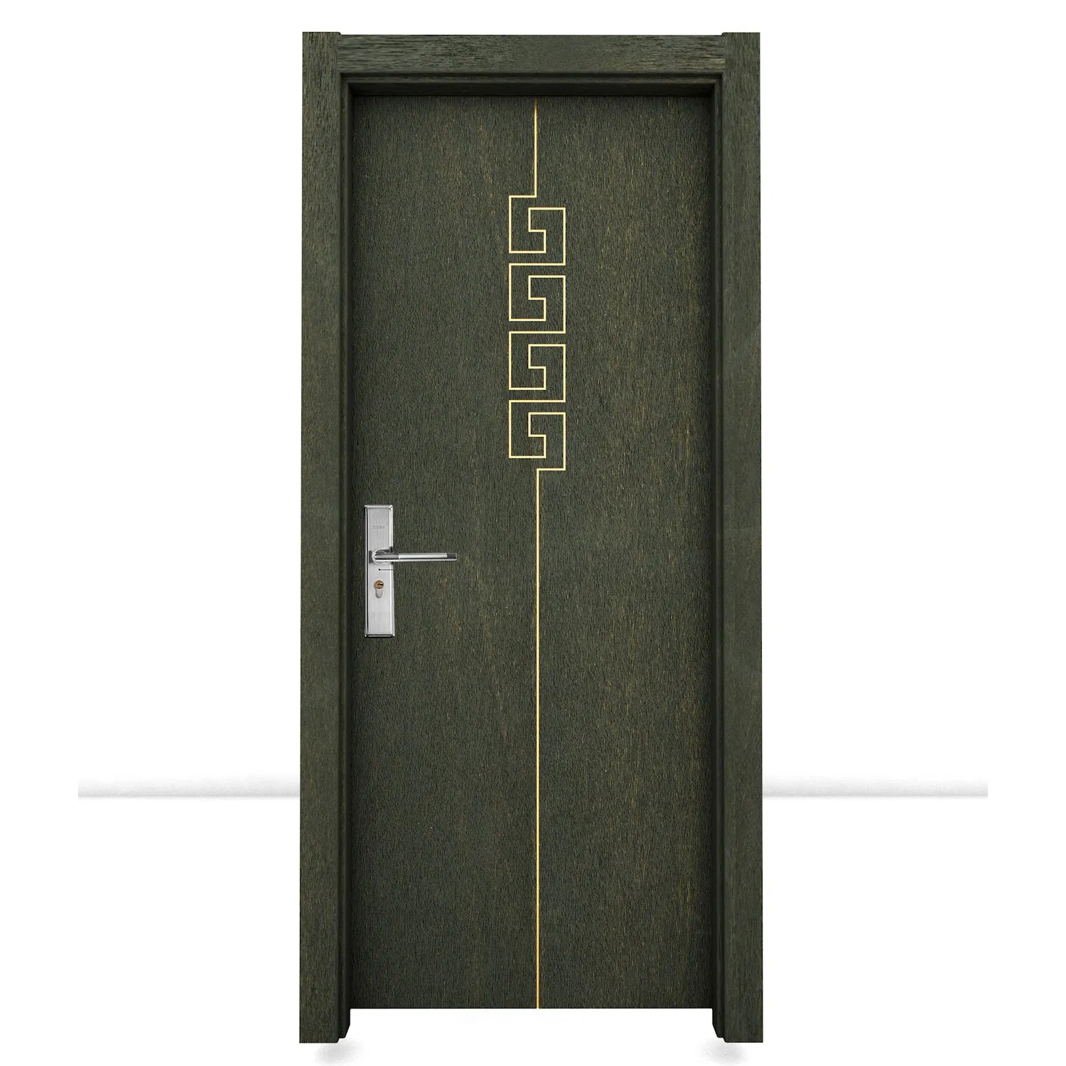 Waterproof Fireproof Interior Modern WPC Skin Doors for Villa