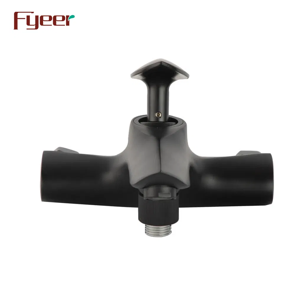 Смеситель для ванны и душа Fyeer Matte Black настенный
