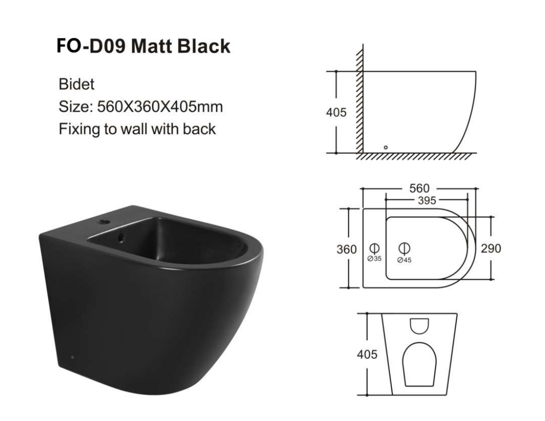 Good Quality Bathroom Bidet Round Shape Floor Mounted Wc Bidet for Home Bathroom
