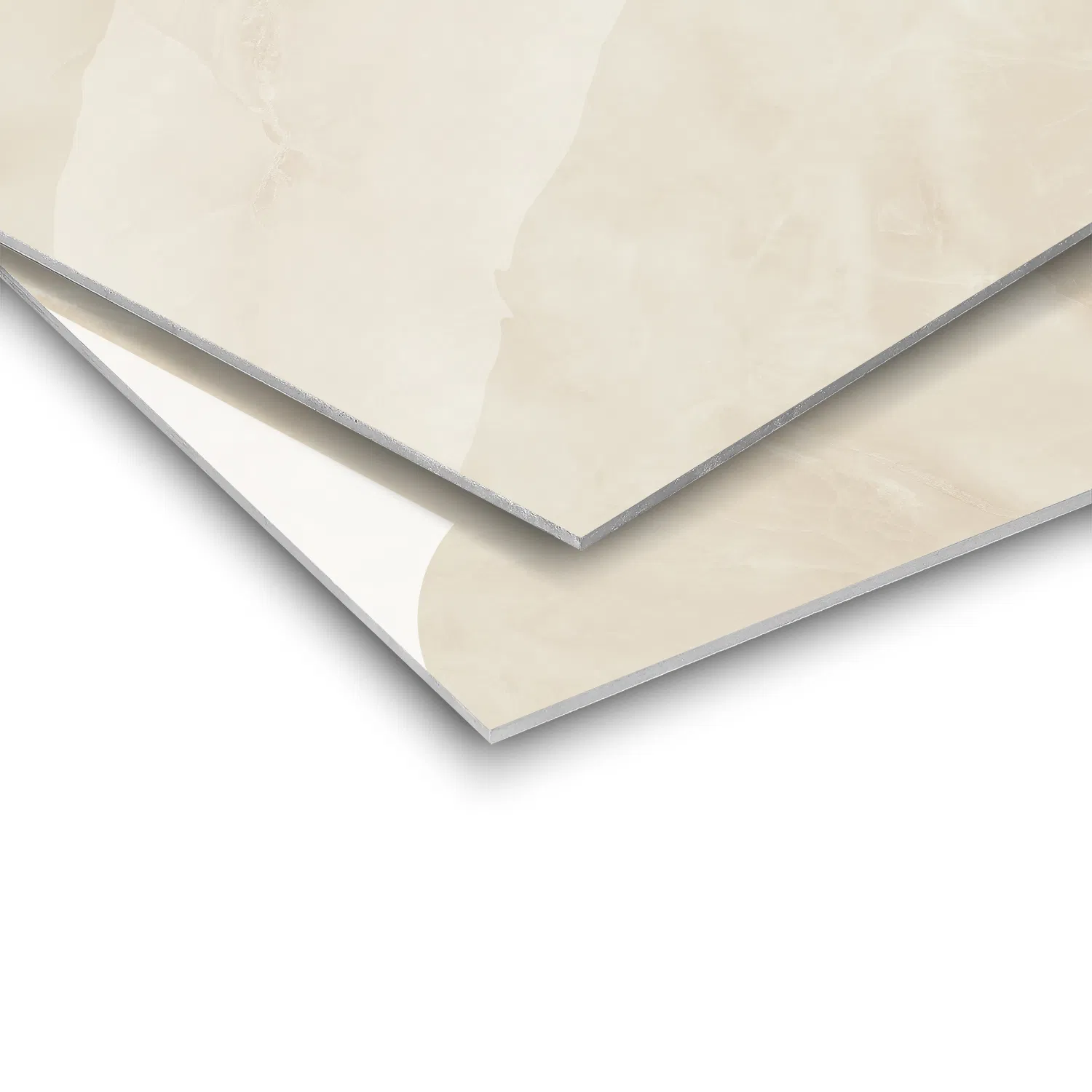 Glossy Surface Beige Colour Marble Tile for Bathroom and Living Room Hot Sell Low Price