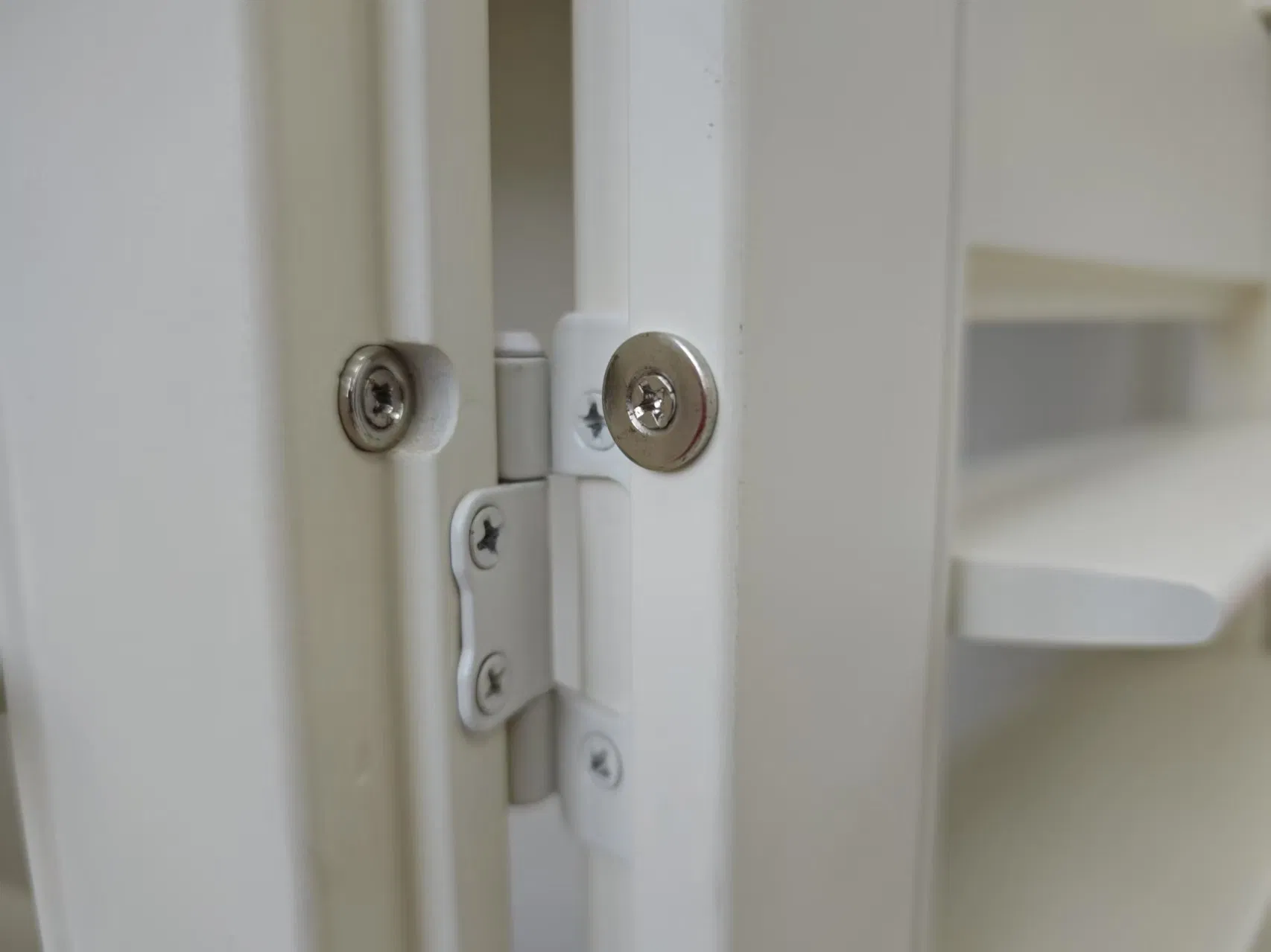 Multi-Layer Shelf Structure, White Matte Finish, China Supplier, Basswoodplantation Shutters