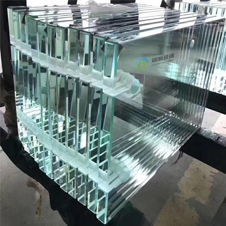 Custom 3mm-19mm Low Iron Crystal Transparent Partition Aquarium Ultra Clear Float Glass