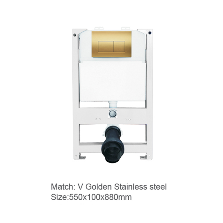 Plastic Dual Flushing Toilet Cistern Bathroom Sanitary Wall Mounted Concealed Cistern