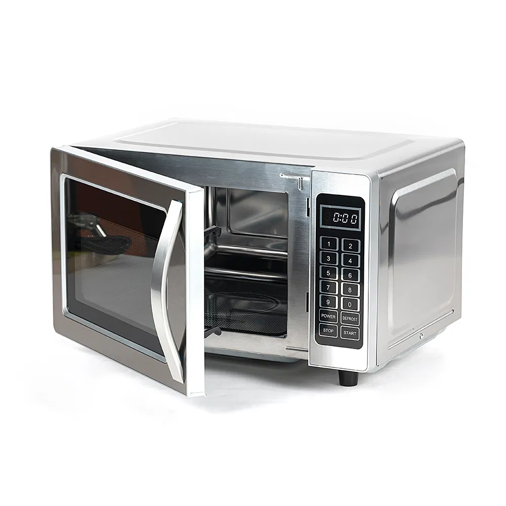 Wholesale 25L Fast Heating Stainless Steel Cavity Commercial Microwave Oven