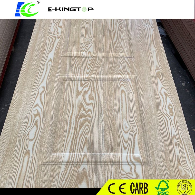 Natural Veneer Oak HDF Door Skin/Teak HDF Door Skin From Linyi Factory