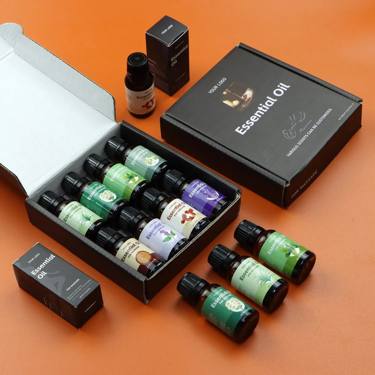 Uplifting Citrus Bliss Essential Oil Blend for Aromatherapy Massage