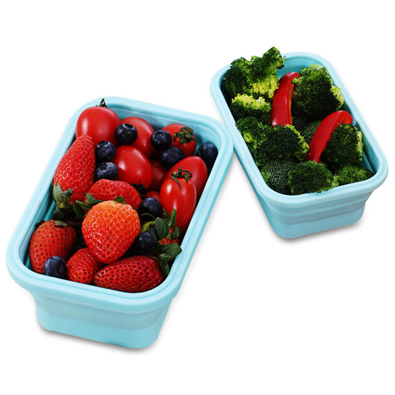 Large Silicone Lunch Box with Fresh-Keep Technology for Meal Prep
