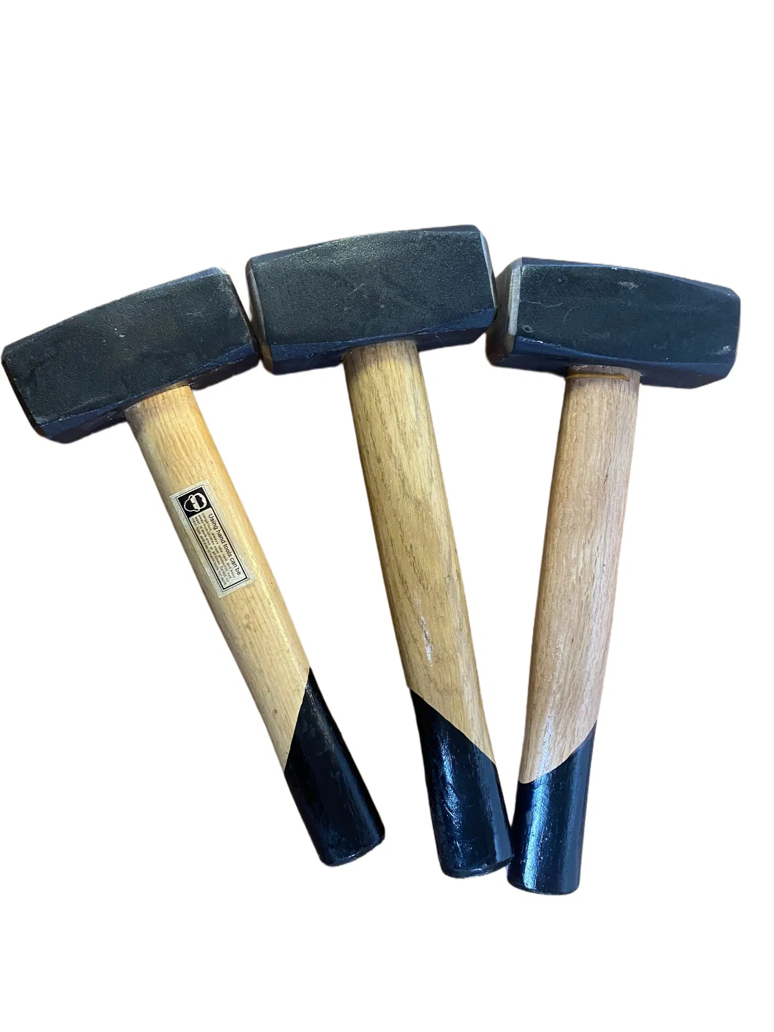 Heavy Duty Wood Handle Stoning Stone Hammer with Spraying Plastic