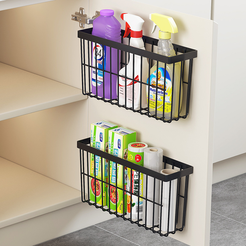 Wholesale Price Kitchen Household Multifunctional Large Capacity Side Storage Basket Refrigerator Rack