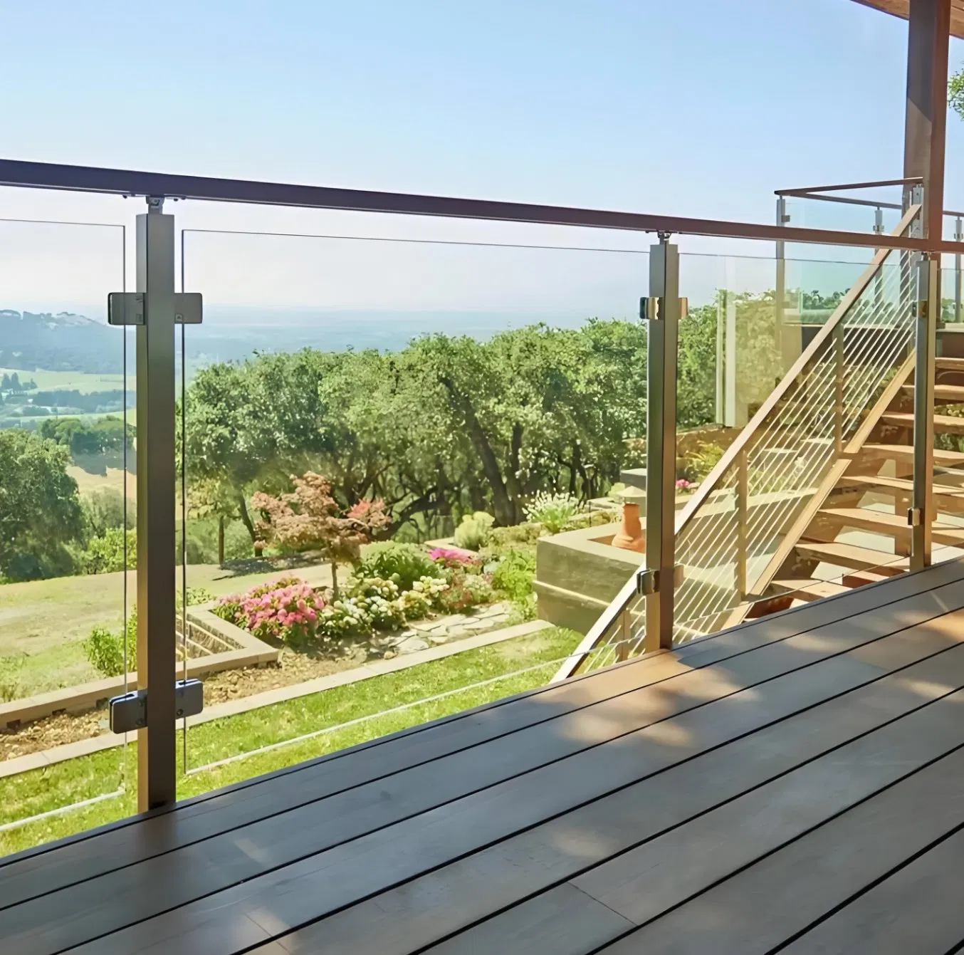Sleek Glass Panels for Secure and Stylish Home Railings
