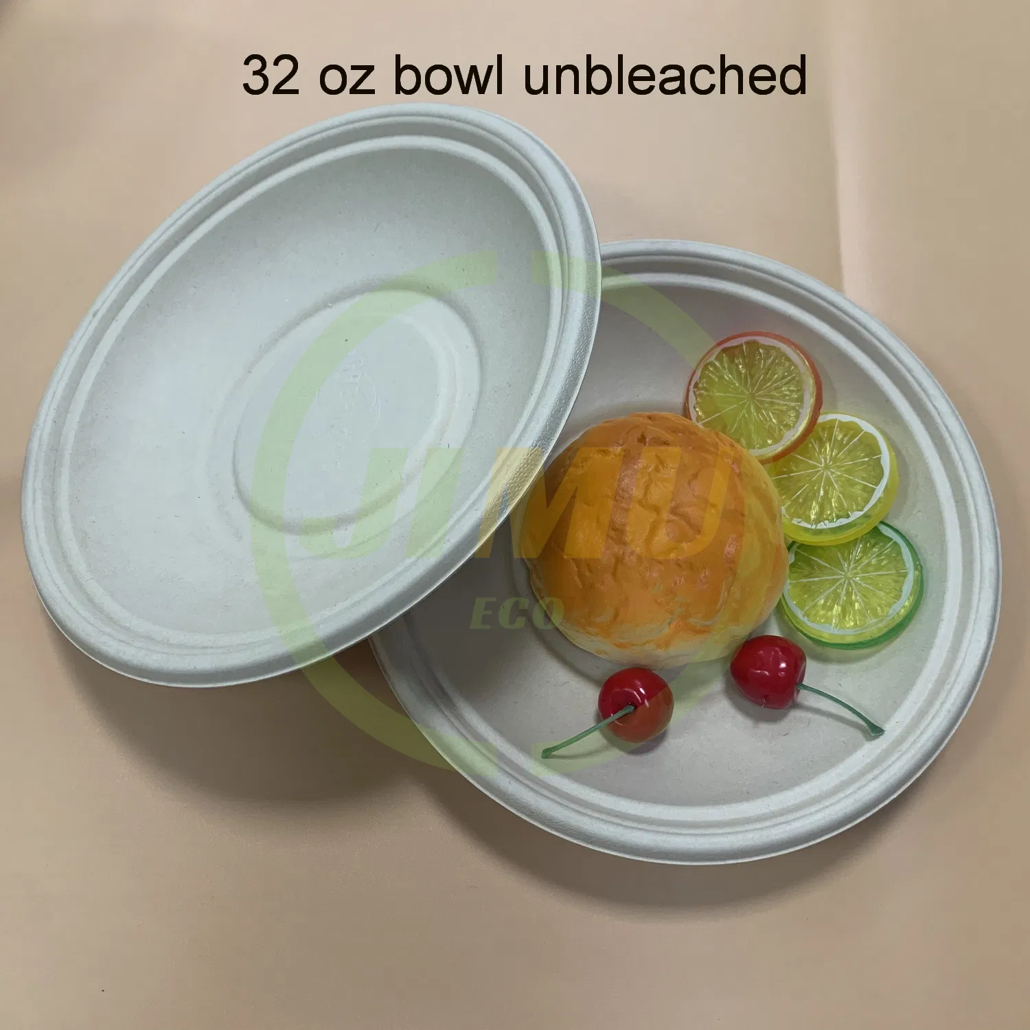 32 Oz Disposable Biodegradable Party Tableware Compostable Food Lunch Bagasse Bowl