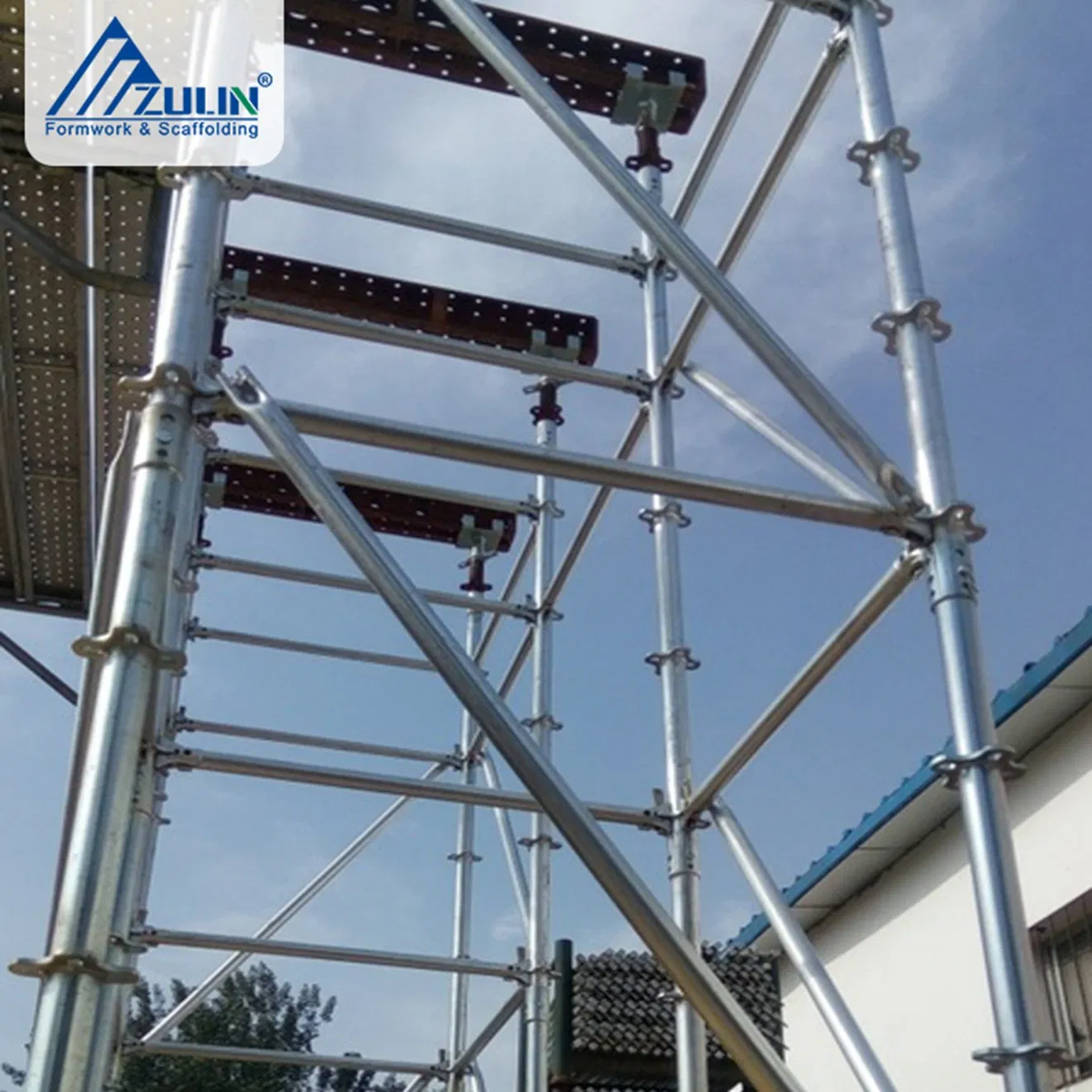 External Attached Lifting Zulin Scaffold Scaffolding System Rl 60, 48