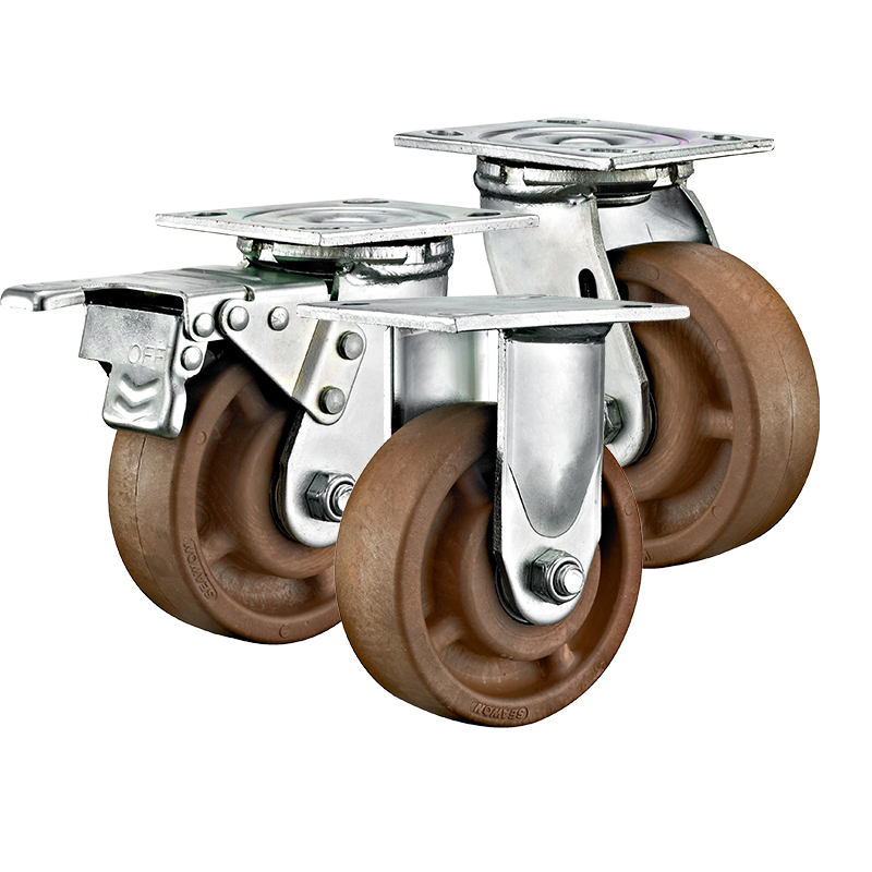 4"5"6"8" Heavy Duty Bakery Industry High Temp. Casters Heat Resistant Castor Wheels