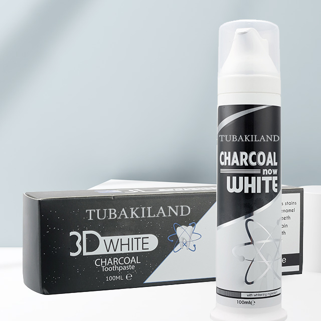 Private Logo OEM Manufacturer Natural Activated Bambo Charcoal Tooth Whitening Toothpaste