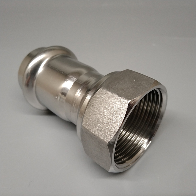 Manufacturer Wholesale Silver SS304 SS316 Threaded Male Female Stainless Steel Fitting Adapter